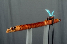 Red Mallee Burl Native American Flute, Minor, Mid F#-4, #L31I (5)